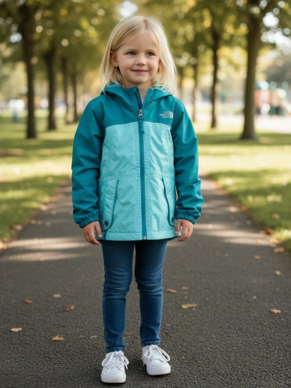The North Face Dryvent Hooded Jacket with Fleece Color Teal Green Size XS 6